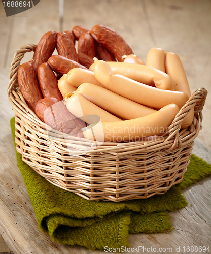 Image of various sausages