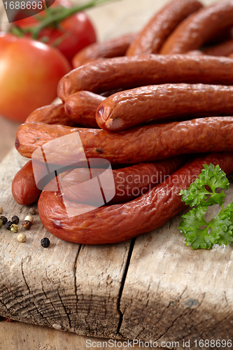 Image of delicious smoked sausages