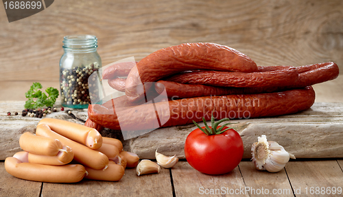Image of various sausages