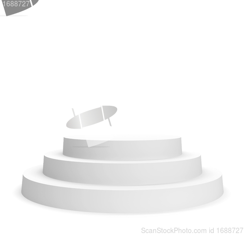 Image of Isolated Podium