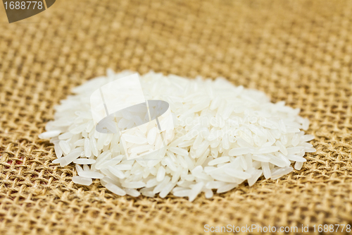 Image of Rice on cloth