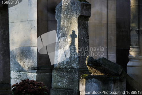 Image of Tombstones at cemetery