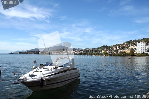 Image of Yacht on a lake