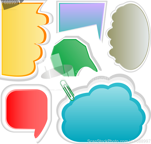 Image of Paper cloud bubble for speech