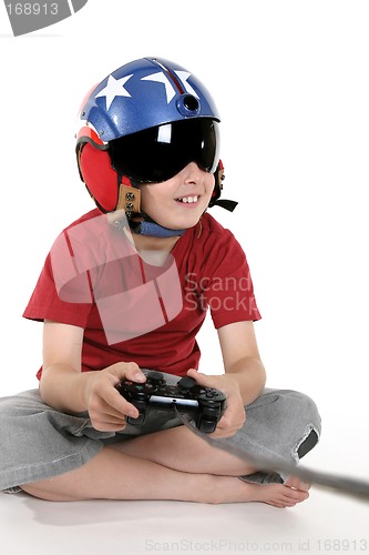 Image of Child playing computer games