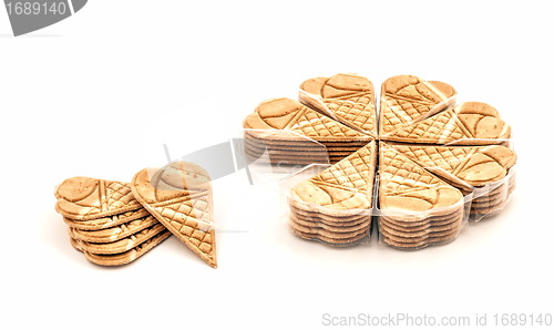 Image of group of small wafer ice cream cone