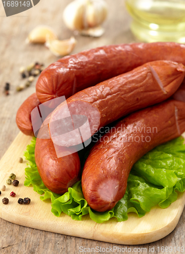 Image of delicious smoked sausages