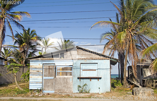 Image of house architecture San Andres Island Colombia South America