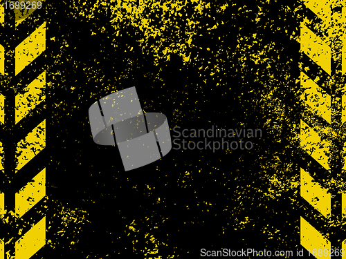 Image of Diagonal hazard stripes texture.. EPS 8