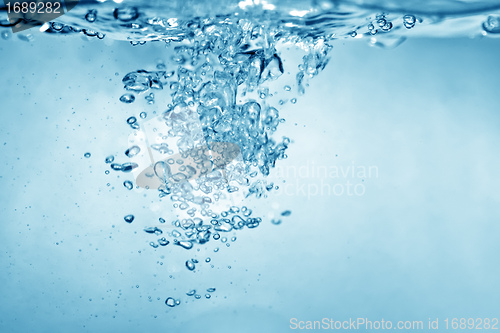 Image of water bubbles background
