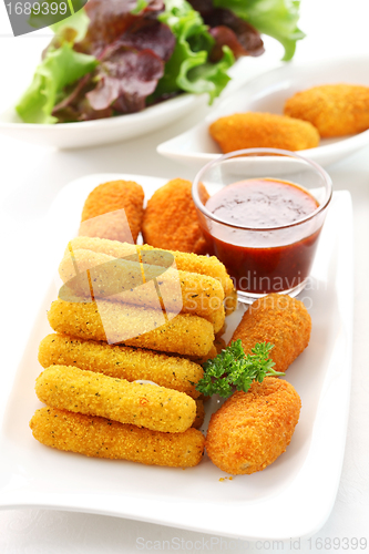 Image of Fried cheese sticks