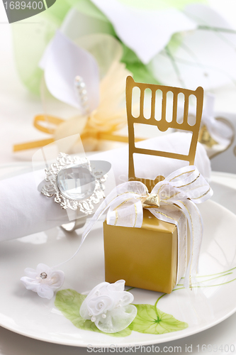 Image of Wedding place setting