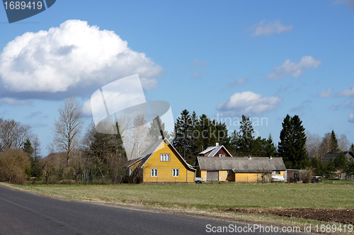 Image of Road and the house