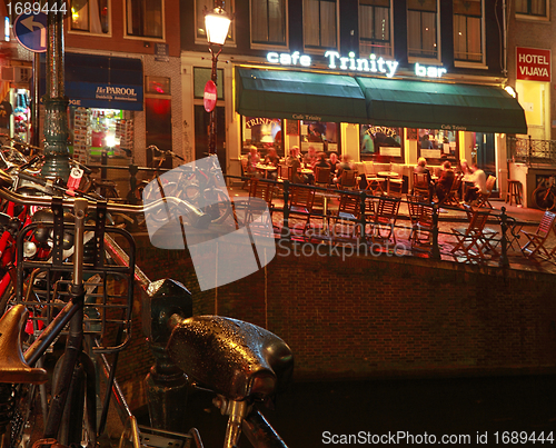 Image of Amsterdam- night scene