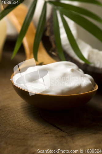 Image of Coconut and coconut oil 