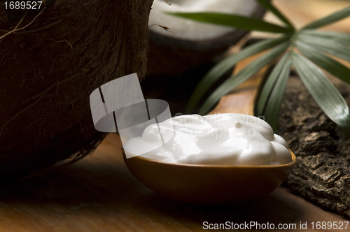 Image of Coconut and coconut oil 