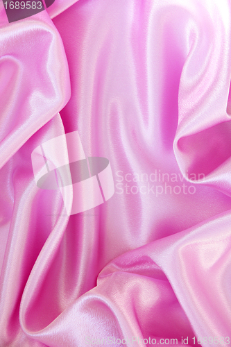 Image of Smooth elegant pink silk as background 