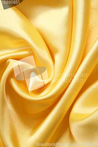 Image of Smooth elegant golden silk can use as background 