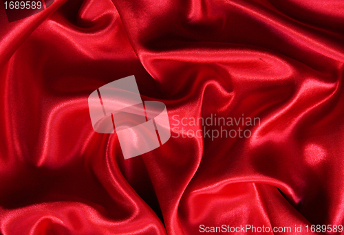 Image of Smooth elegant red silk 