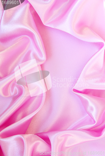 Image of Smooth elegant pink silk as background 