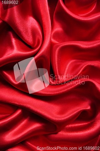 Image of Smooth elegant red silk 