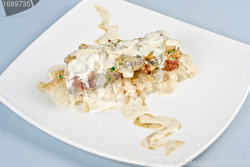 Image of risotto with chicken liver