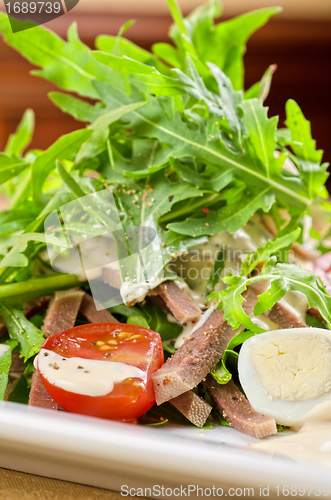 Image of Tasty salad of beef tongue