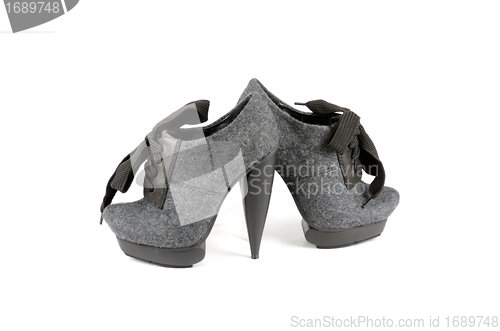 Image of black female shoes