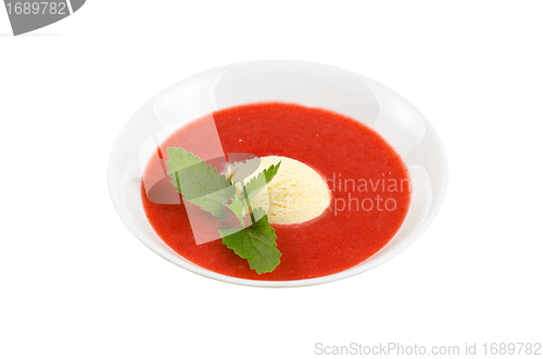 Image of Strawberry soup
