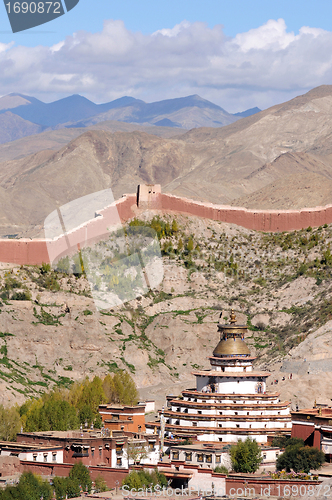 Image of Gyantse lamasery,Tibet