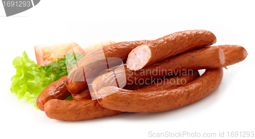 Image of delicious smoked sausages
