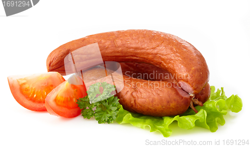 Image of delicious smoked sausages