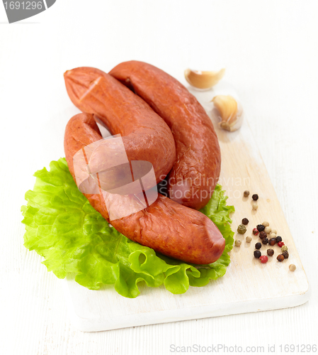 Image of smoked sausages