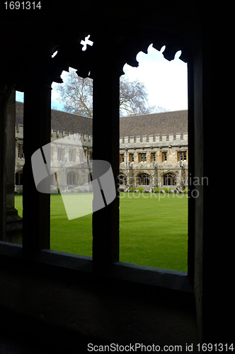 Image of Oxford college cloister