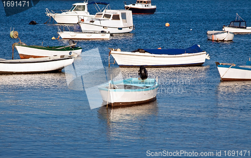 Image of little fishing boats