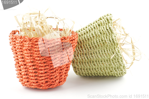 Image of Two little flower pots
