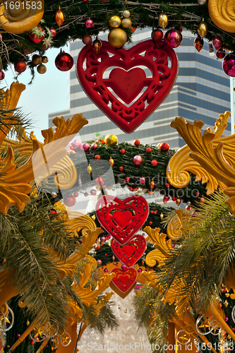 Image of Outdoor Christmas decorations