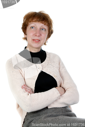 Image of Portrait of middle-aged woman