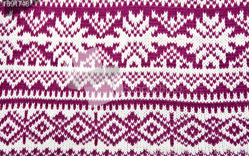 Image of knitted colored background