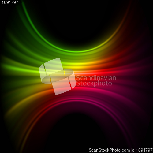 Image of Smooth technology light lines. EPS 8