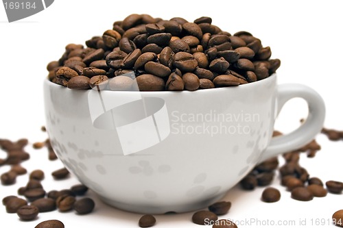 Image of Cup of Coffee Beans