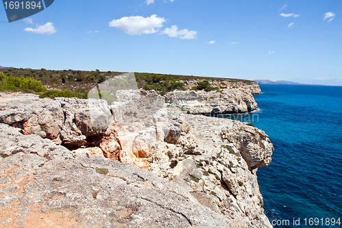 Image of mediterranean sea landscape balearic island mallorca
