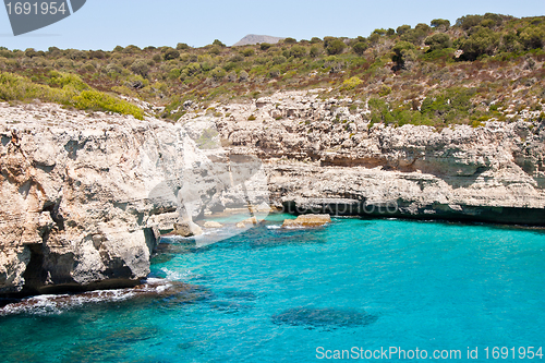 Image of mediterranean sea landscape balearic island mallorca