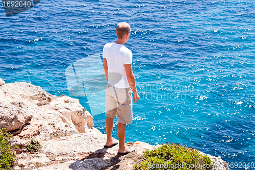 Image of mediterranean sea landscape balearic island mallorca