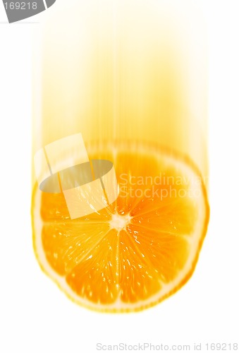 Image of Falling Orange Slice