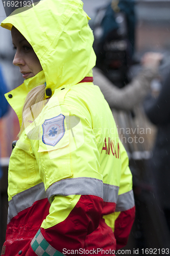 Image of Female paramedic