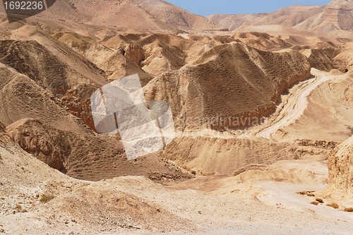 Image of Scenic stone desert near the Dead Sea 