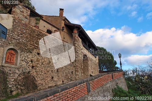 Image of Large Mediterranean house in Savoca village, Sicily, Italy