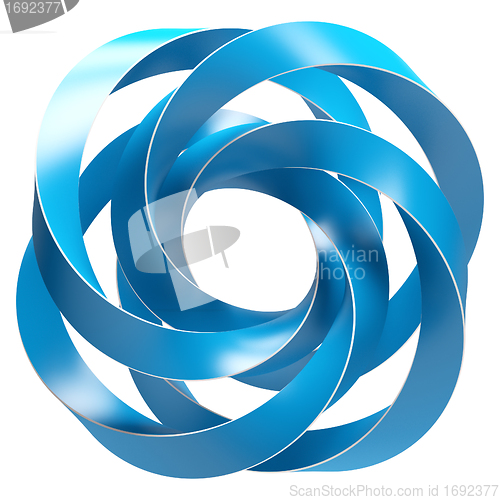 Image of Blue Abstract Shape