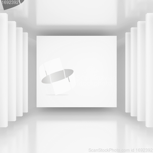 Image of White Abstract Background